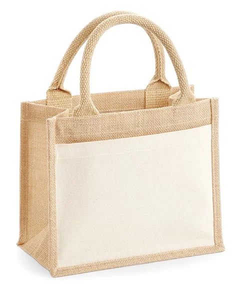 Petit sac en jute — Naturel